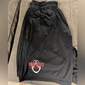 Ohio State Football Men's Black Nike Dri fit Athletic Shorts